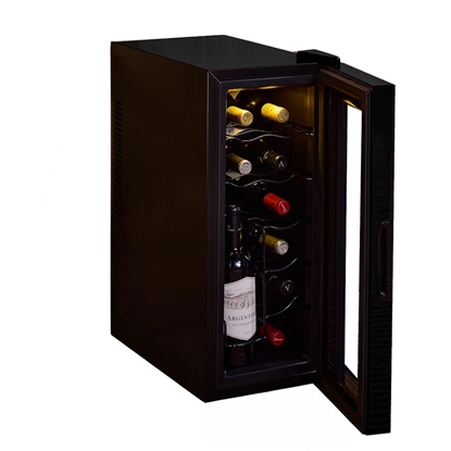 Picture of Wine Enthusiast 12-Bottle WIne Fridge w/ Upright Bottle Holder