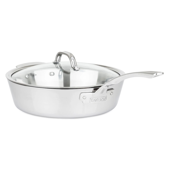 Picture of Viking Contemporary 3-Ply 4.8-Qt. Saute Pan with Glass Lid