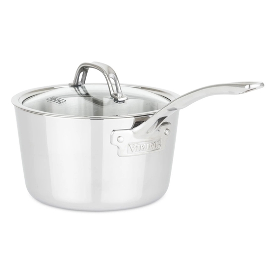 Picture of Viking Contemporary 3-Ply 3.4-Qt. Sauce Pan with Glass Lid