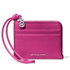 Picture of Michael Kors Jet Set Small Card Case Wristlet - Raspberry