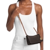 Picture of Michael Kors Zadie Signature Small E/W Crossbody - Brown/Acorn