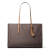 Picture of Michael Kors Zadie Signature Large E/W Zip Tote - Brown/Acorn