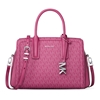 Picture of Michael Kors Laila Signature Small Satchel - Raspberry