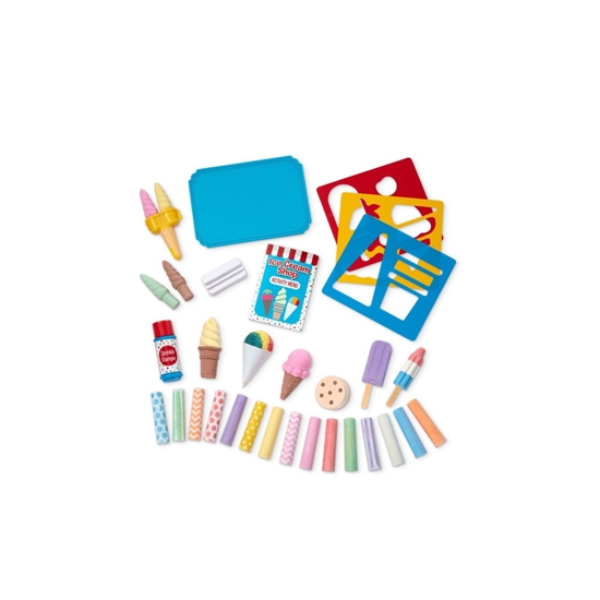 Picture of Melissa & Doug Ice Cream Shop Chalk Set