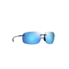 Picture of Maui Jim Breakwall Sunglasss - Shiny Black/Blue