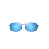 Picture of Maui Jim Breakwall Sunglasss - Shiny Black/Blue