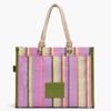 Picture of Marc Jacobs Stripe Mesh Rope Large Tote - Purple Multi