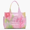 Picture of Marc Jacobs Blurred Floral Puffy Nylon Large Tote- Ribbon Pink