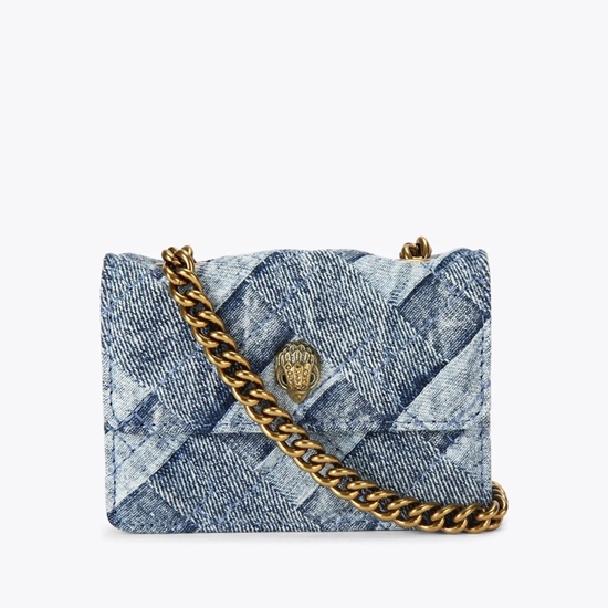 Picture of Kurt Geiger Micro Kensington Denim Crossbody