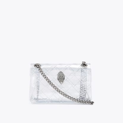 Picture of Kurt Geiger Mini Vinyl Kensington Bag - Clear
