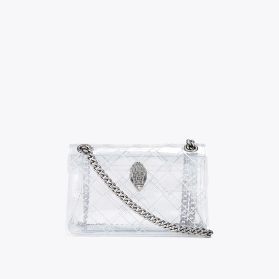 Picture of Kurt Geiger Mini Vinyl Kensington Bag - Clear