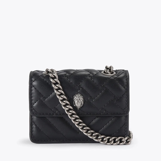 Picture of Kurt Geiger Micro Kensington Quilted Crossbody - Black