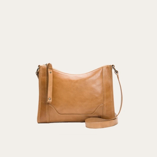 Picture of Frye Melissa Zip Crossbody - Beige