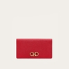 Picture of Ferragamo Gancini Continental Wallet - Lipstick Red