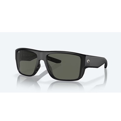 Picture of Costa Taxman Polarized Sunglasses - Matte Black with Grey Lens