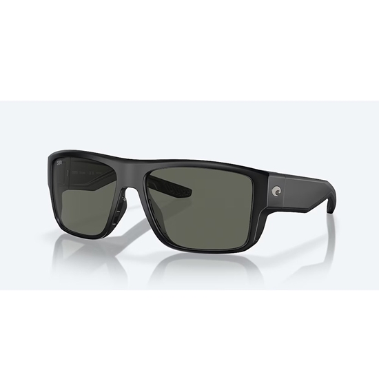 Picture of Costa Taxman Polarized Sunglasses - Matte Black with Grey Lens