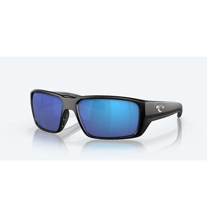 Picture of Costa Fantail PRO Sunglasses - Black with Blue Polarized Lens