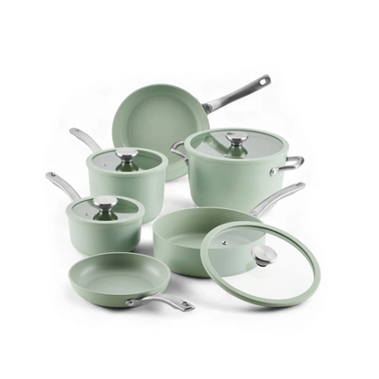 Picture of Circulon Halo LaserDefense 10PC Cookware Set - Sage Green