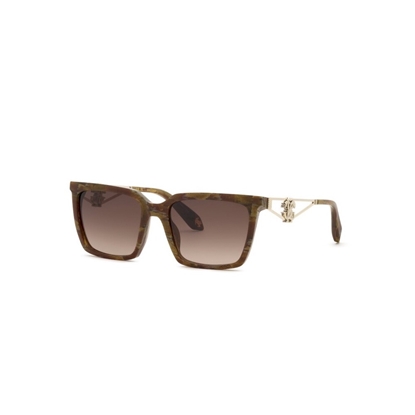 Picture of Roberto Cavalli Brown/Yellow Havana Sunglasses