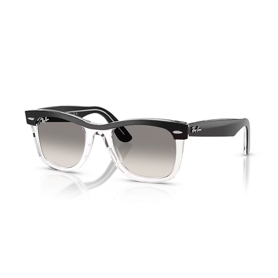 Picture of Ray-Ban Wayfarer Street Neat - Polished Black/Transparent