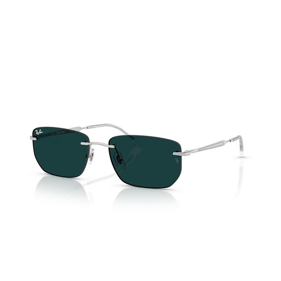 Picture of Ray-Ban Transitions Sunglasses - Polished Silver/Emerald Lens