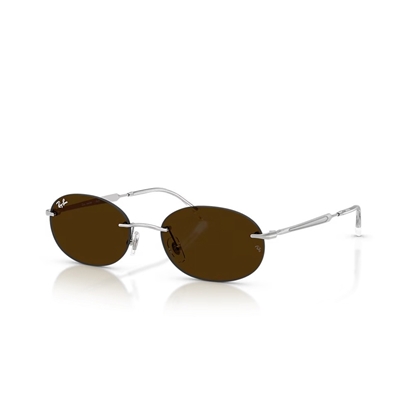 Picture of Ray-Ban Transitions Sunglasses - Polished Silver/Amber Lens