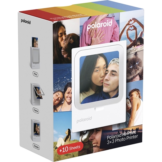 Picture of Polaroid HiPrint 3x3 Pocket Photo Printer w/ Extra Paper