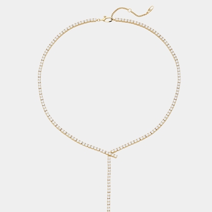 Picture of Nadri Tennis Y Necklace - Gold