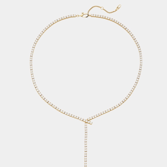 Picture of Nadri Tennis Y Necklace - Gold