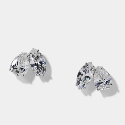 Picture of Nadri Everleigh Stud Earrings - Rhodium