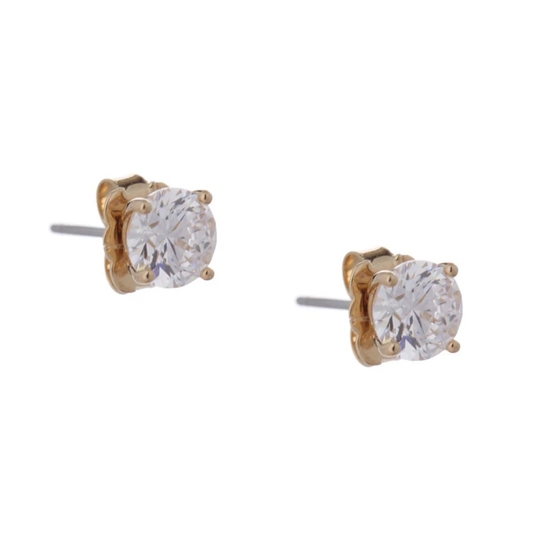 Picture of Nadri 2ct. Stud Earrings - Gold