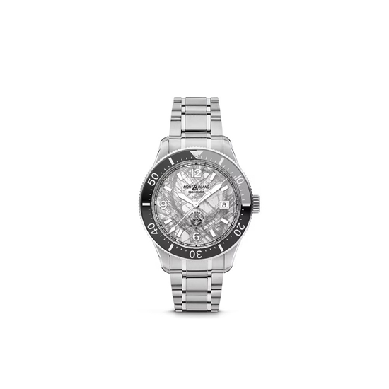 Picture of Montblanc Iced Sea Automatic Date Watch with Gray Dial