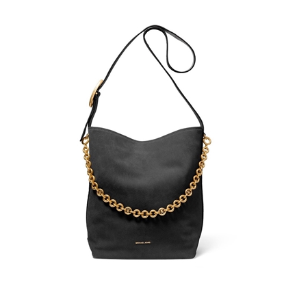 Picture of Michael Kors Nolita Large Bucket Shoulder with Chain - Black