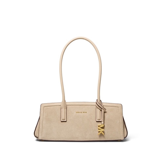Picture of Michael Kors Laila Small E/W Shoulder Tote - Khaki