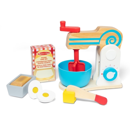 Picture of Melissa & Doug Make-a-Cake Wooden Mixer Set