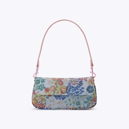 Picture of Kurt Geiger Pickle Shoulder Bag - Blue Pale Combination