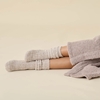 Picture of Kashwere Unisex Ribbed Box Sock Set - Grey/Mink/Bone