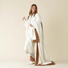 Picture of Kashwere Border Throw - Creme Haystack