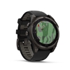 Picture of Garmin fenix 8 47mm Solar Carbon Grey Titanium w/ Silicon Band