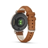 Picture of Garmin Lily 2 Classic - Cream Gold with Tan Leather Band
