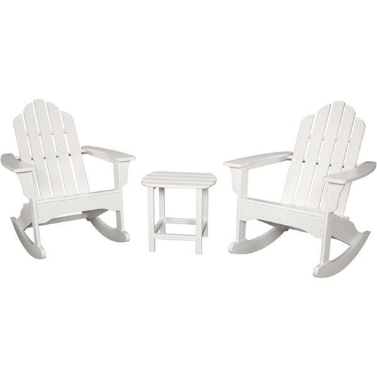 Picture of Hanover 3-Piece All-Weather Rocking Adirondack Patio Set