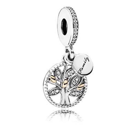 Picture of Pandora® Family Heritage Dangle Charm, Clear CZ