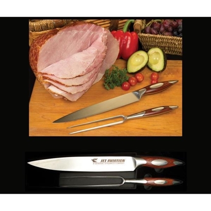 Picture of Echo Valley Meats Spiral-Sliced Ham & Carving Set