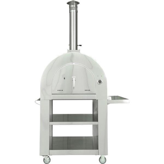 Picture of Hanover Portable Wood Fired Pizza Oven in Stainless Steel