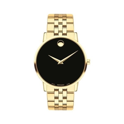 Picture of Movado® Men's Museum Classic Gold Tone Watch