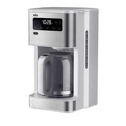 Picture of Braun® PureFlavor Coffee Maker - White/Stainless Steel