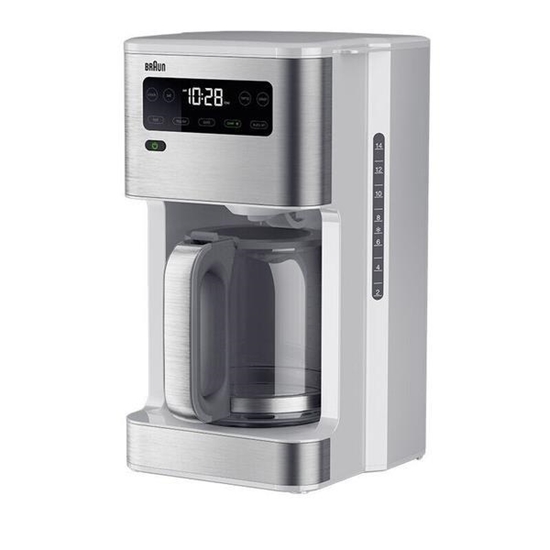 Picture of Braun® PureFlavor Coffee Maker - White/Stainless Steel