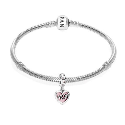 Picture of Pandora® Mom Script Charm Bracelet