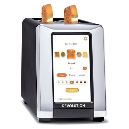 Picture of Revolution Cooking™ InstaGLO R180 Connect Toaster - Matte Black/Chrome