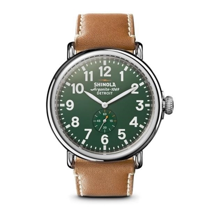 Picture of Shinola Men's Runwell 47mm Green Dial Watch